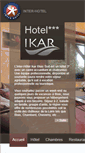 Mobile Screenshot of ikarhotel-blois.com