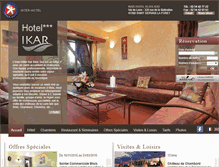 Tablet Screenshot of ikarhotel-blois.com